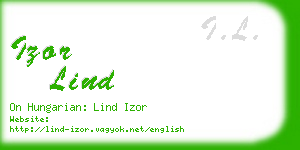 izor lind business card